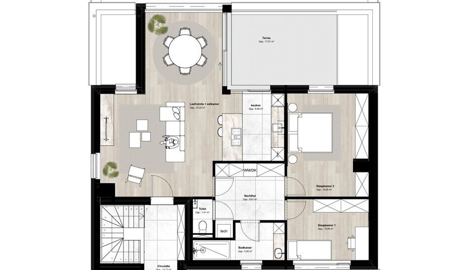 Penthouse te huur in Beringen